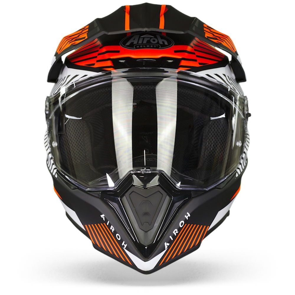 Airoh Commander Adventure Helmet - 'Boost' Orange Matt