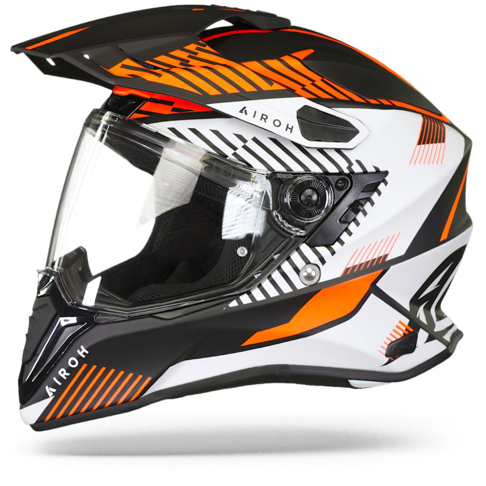 Airoh Commander Adventure Helmet - 'Boost' Orange Matt