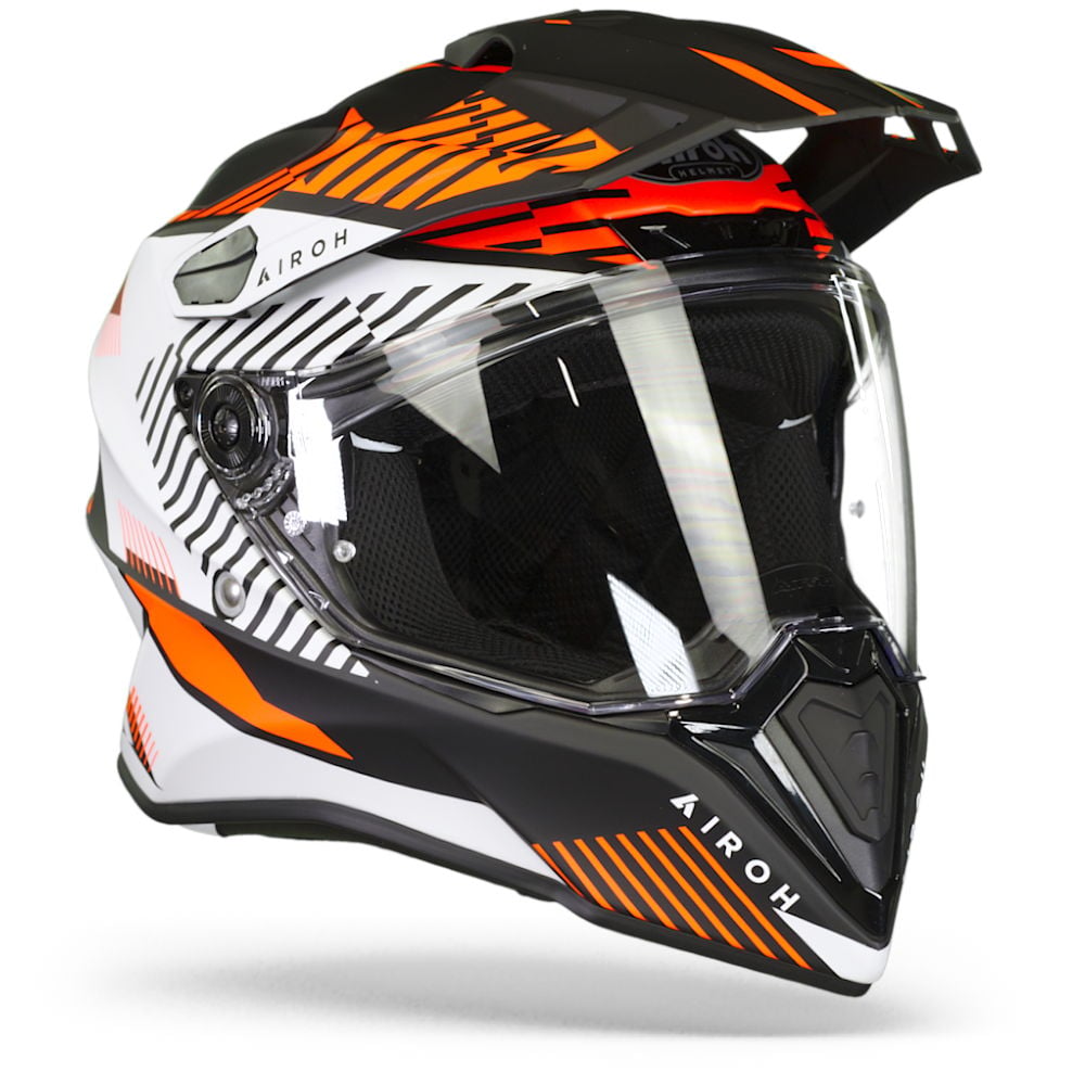 Airoh Commander Adventure Helmet - 'Boost' Orange Matt