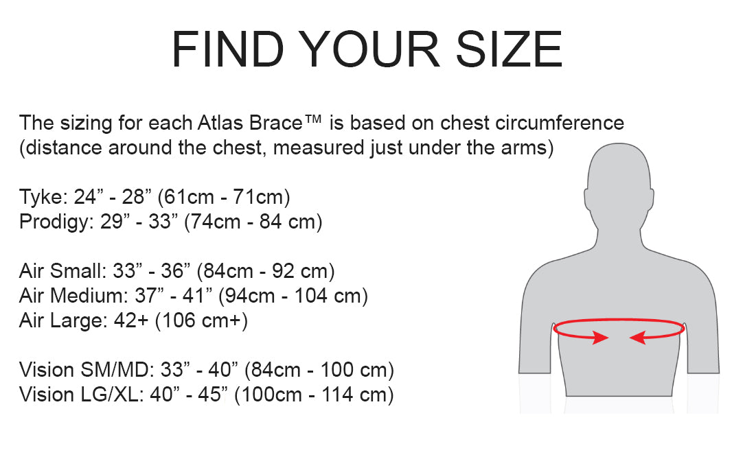 Atlas Air Lite Adult Neck Brace Dark Grey