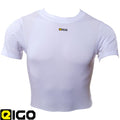 Eigo 4-Way Stretch Base Layer Short Sleeve White