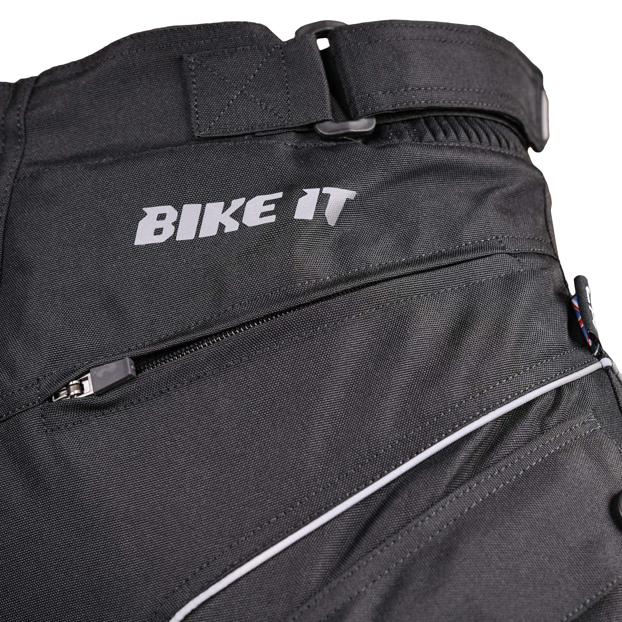 Bike It 'Burhou' Textile Waterproof Motorcycle Adventure Touring Pants/Trousers
