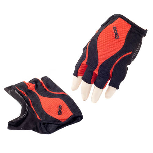 Eigo Aero Back Cycling Mitts Red