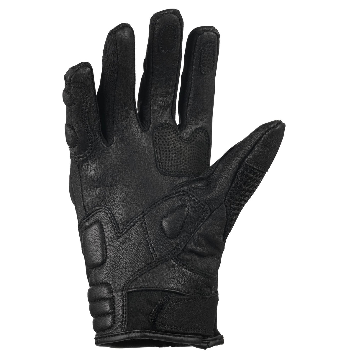 Bike It 'UFG' Ultimate Streetfighter Leather Motorcycle Glove (Black)