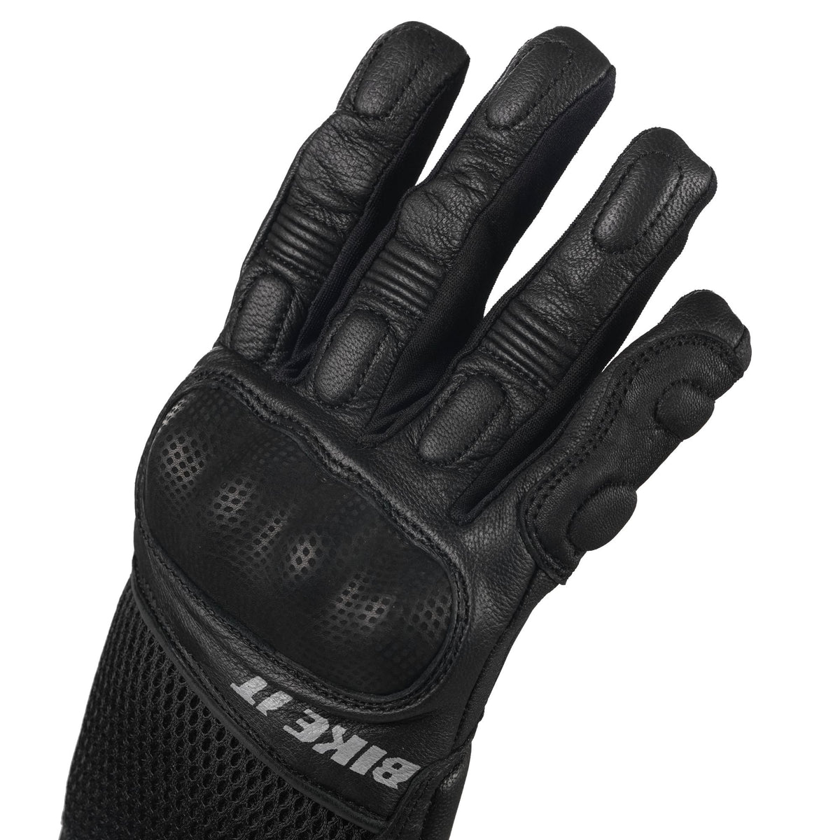 Bike It 'UFG' Ultimate Streetfighter Leather Motorcycle Glove (Black)