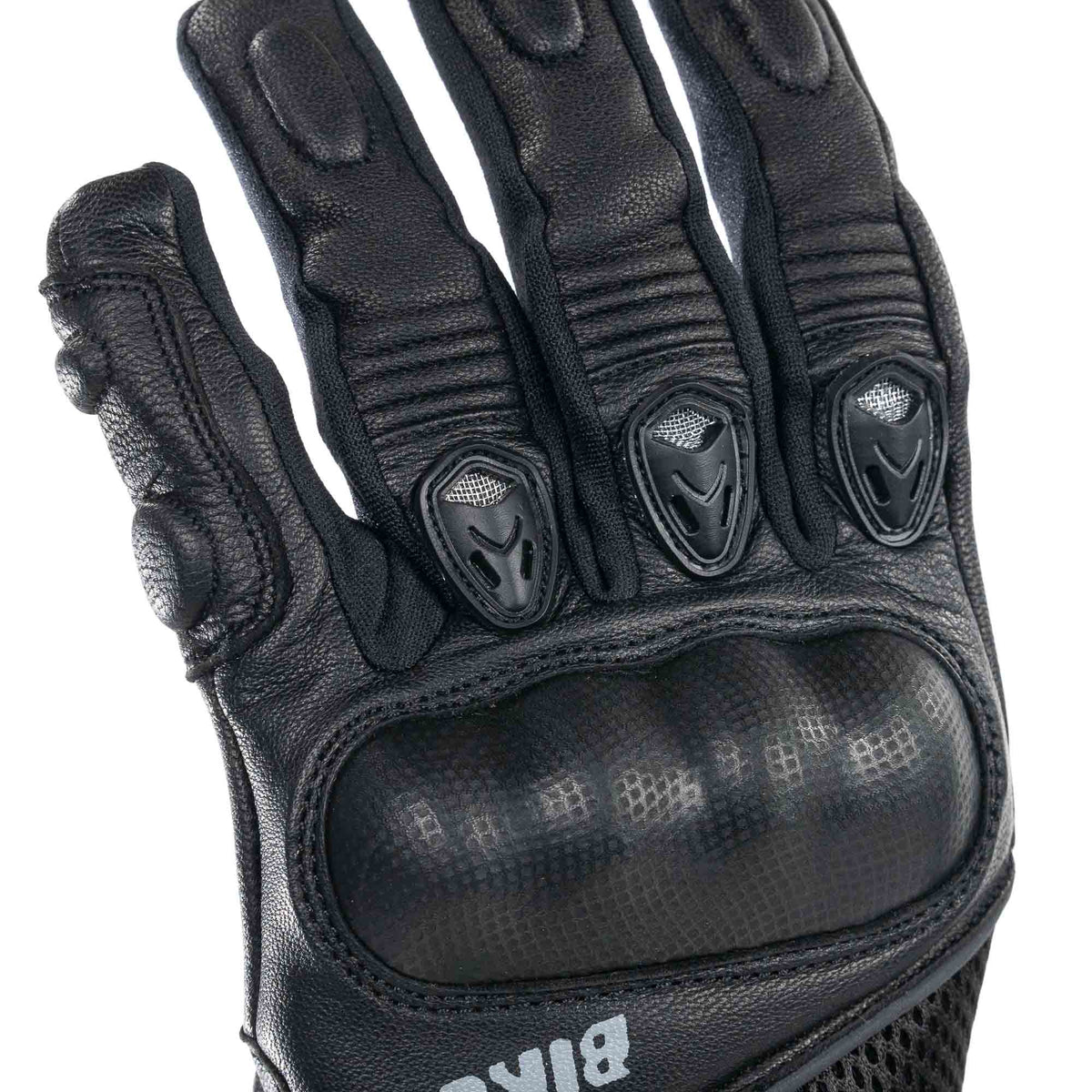 Bike It 'UFG' Ultimate Streetfighter Leather Motorcycle Glove (Black)