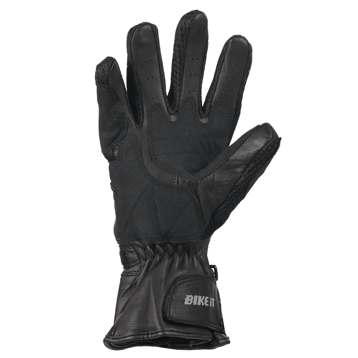 Bike It "Triple Black Air" Summer Motorcycle Glove