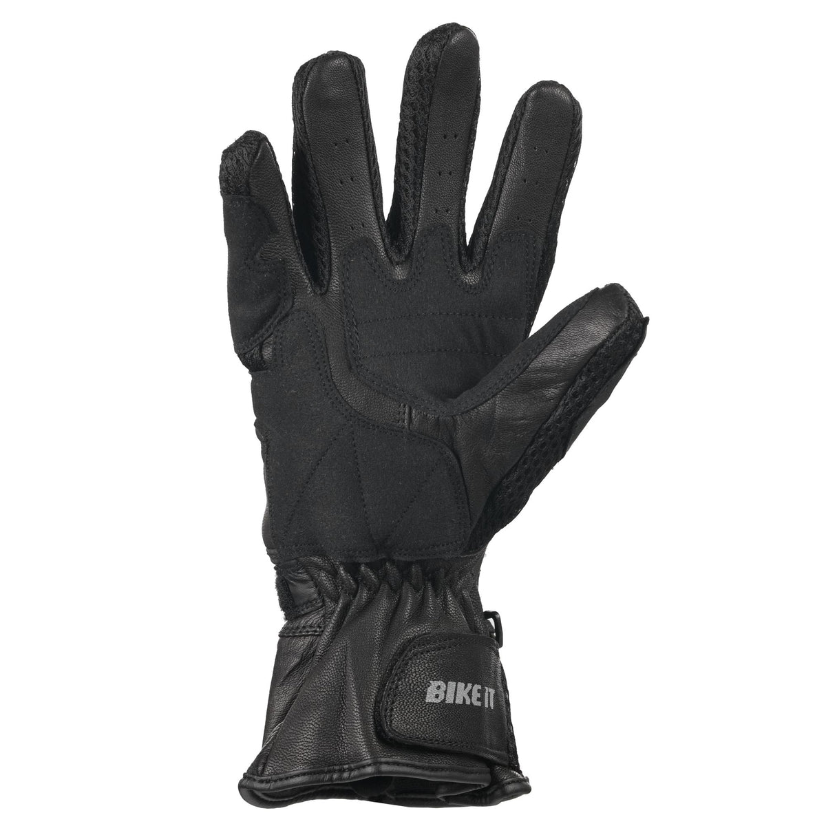 Bike It "Triple Black Air" Summer Motorcycle Glove
