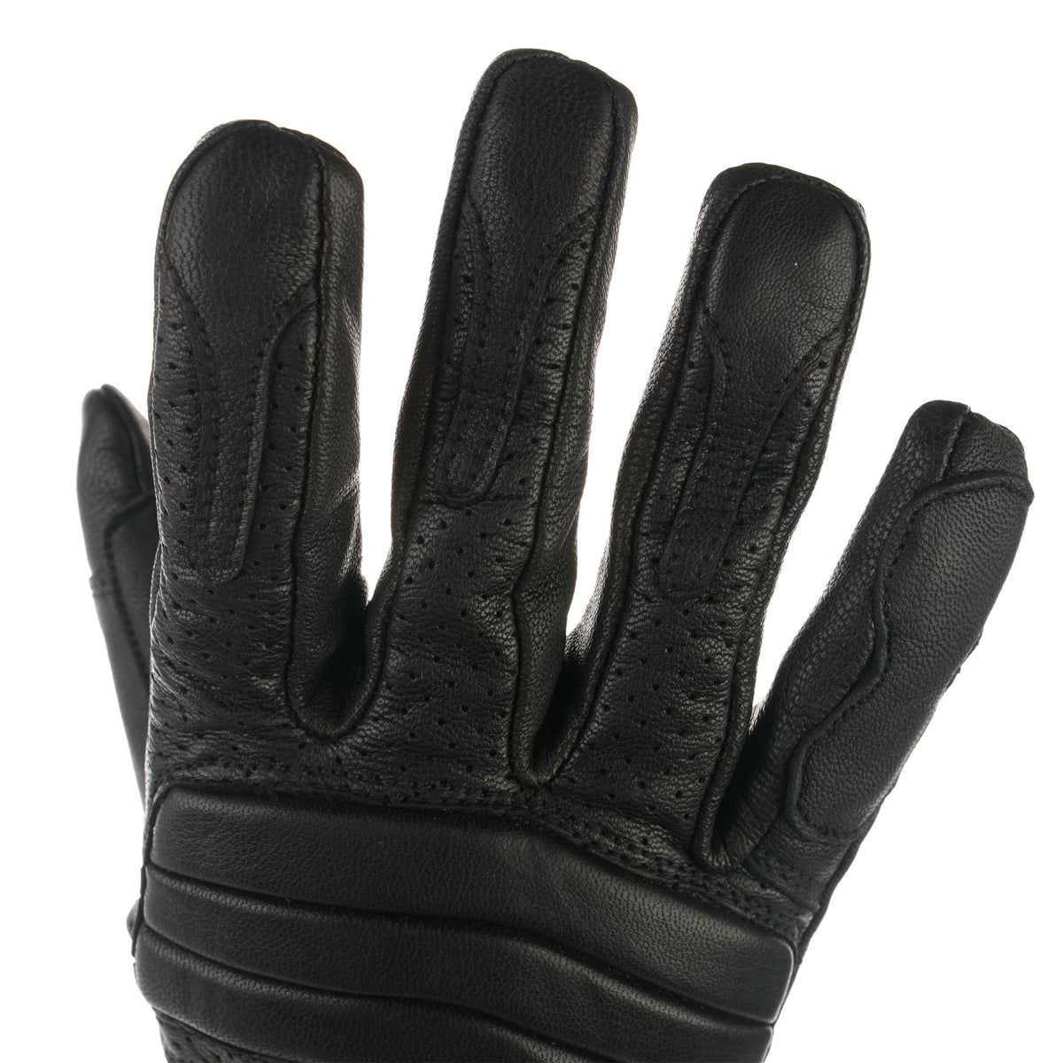 Bike It Ultimate Cruiser Leather Motorcycle Glove 'UCG' (Black)
