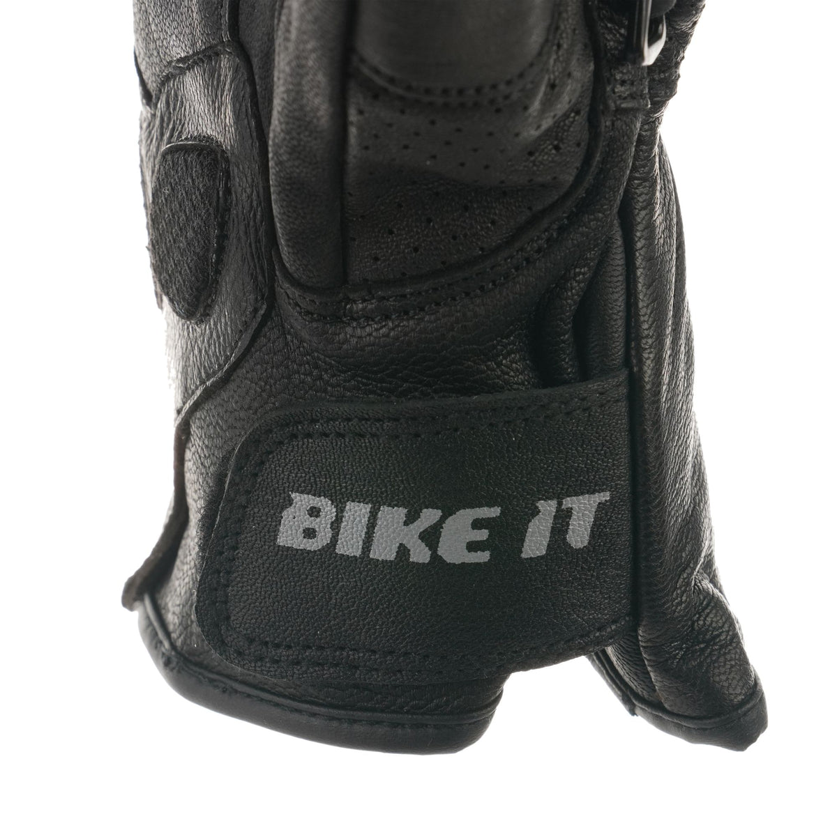 Bike It Ultimate Cruiser Leather Motorcycle Glove 'UCG' (Black)