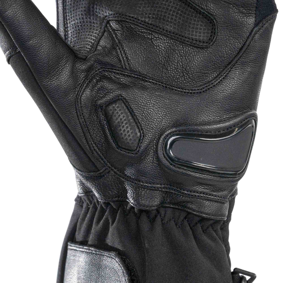 Bike It "Triple Black" All-Seasons Waterproof Motorcycle Glove