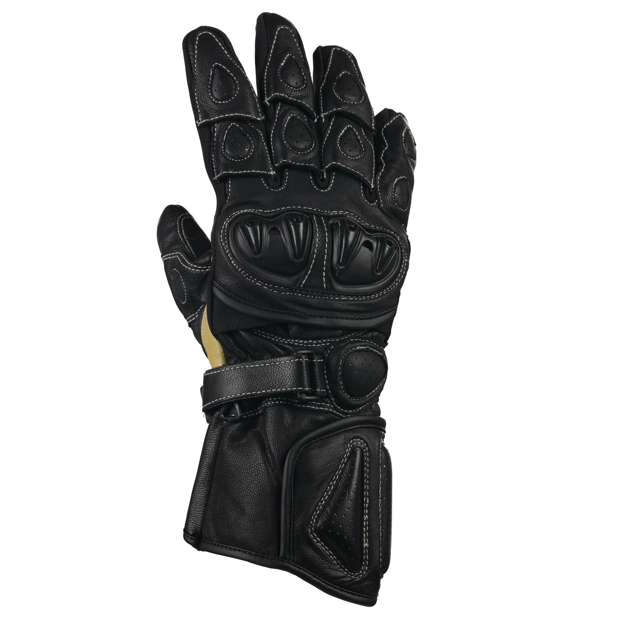 Bike It 'Ultimate Track Glove' (UTG) Sports Leather Motorcycle Glove