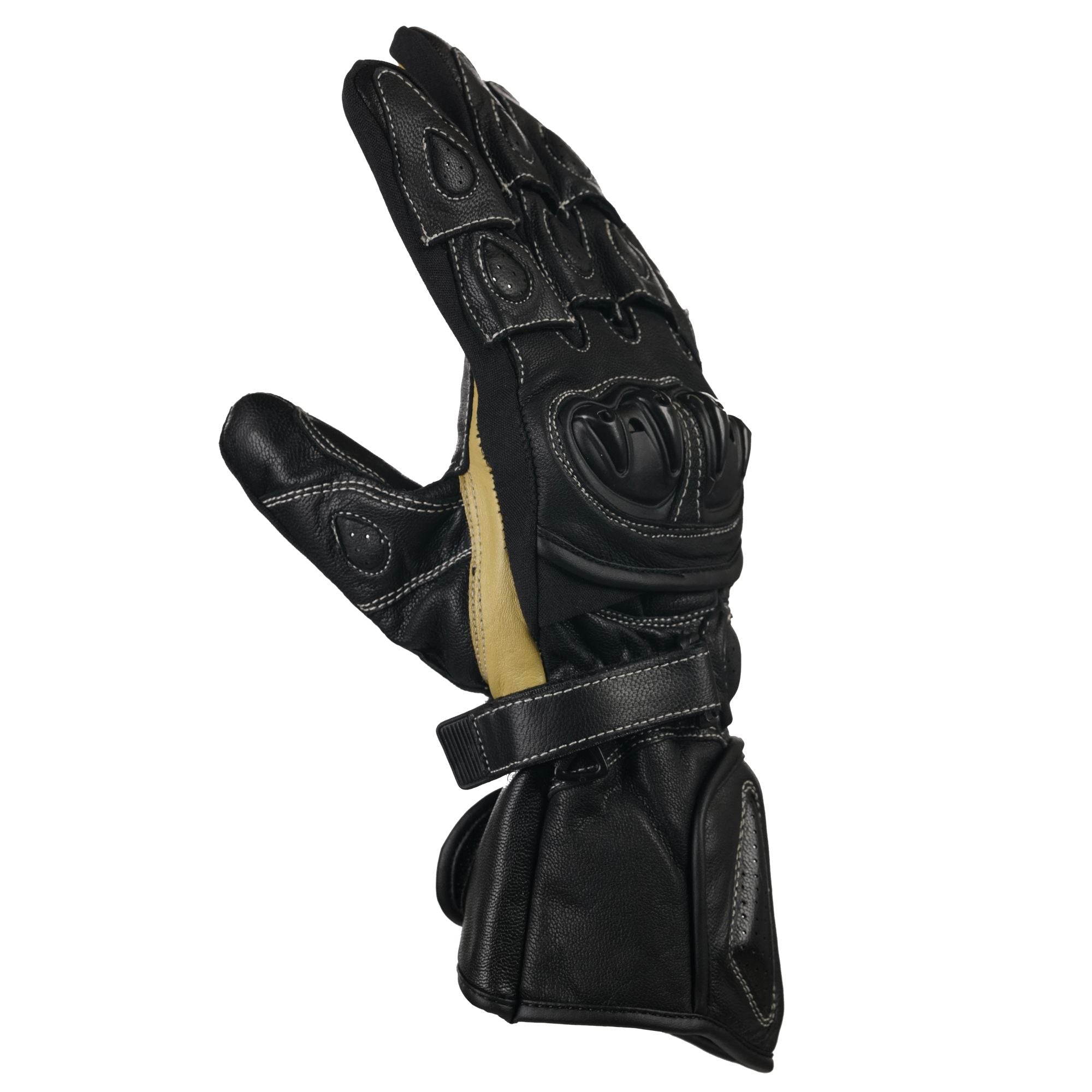 Bike It 'Ultimate Track Glove' (UTG) Sports Leather Motorcycle Glove