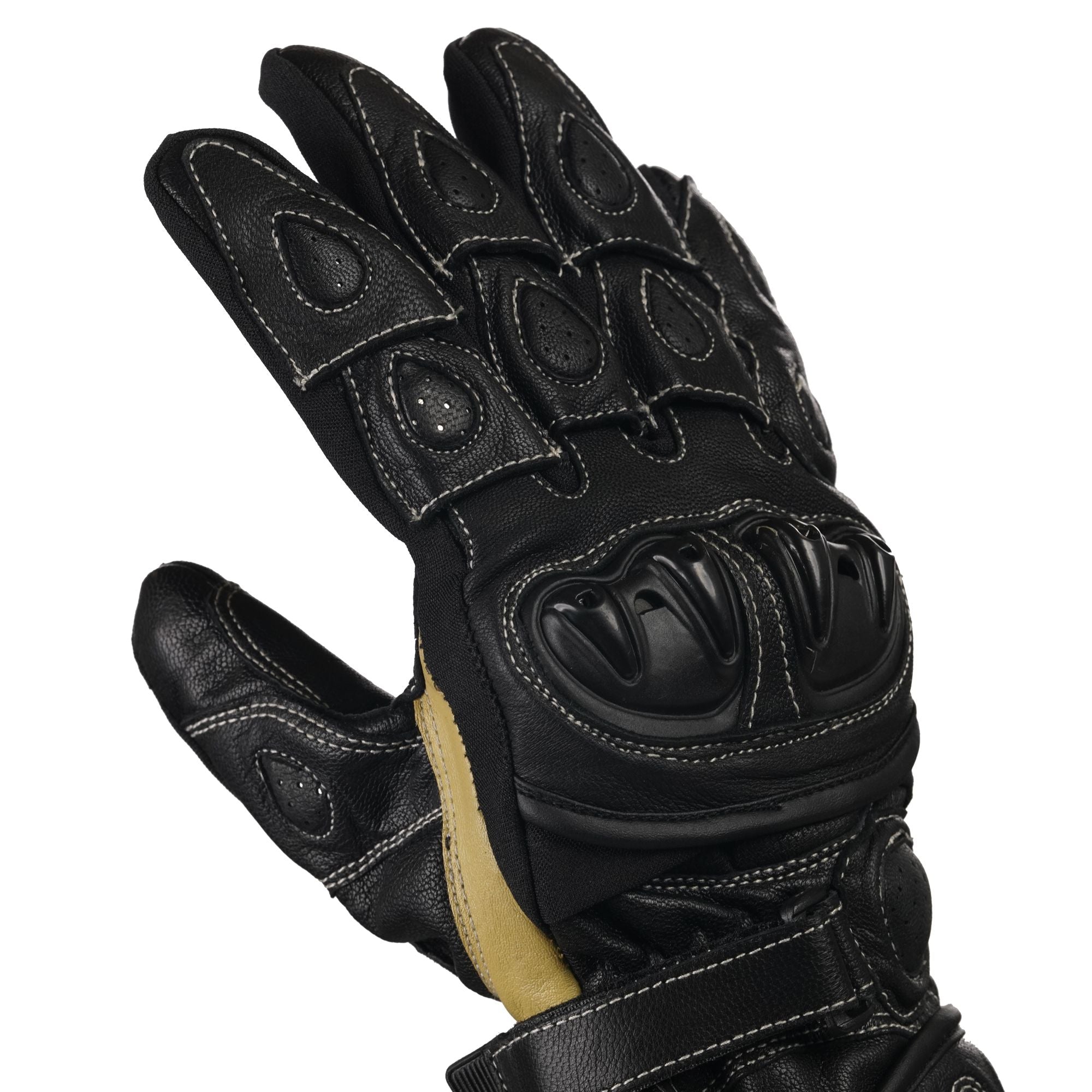 Bike It 'Ultimate Track Glove' (UTG) Sports Leather Motorcycle Glove