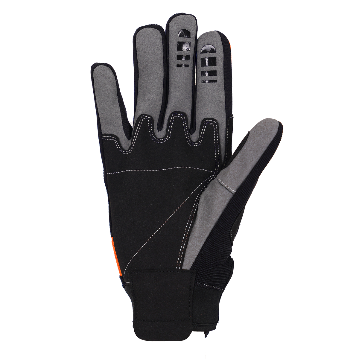 Bike It Vapor-S Lightweight Motorcycle Glove Black Orange
