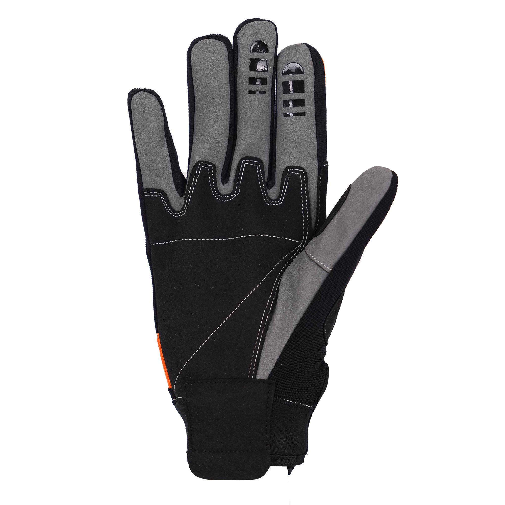 Bike It Vapor-S Lightweight Motorcycle Glove Black Orange