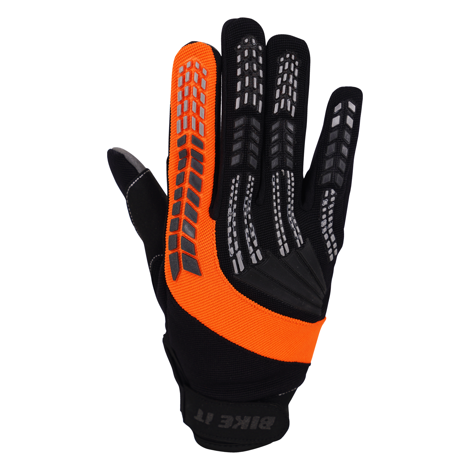 Bike It Vapor-S Lightweight Motorcycle Glove Black Orange