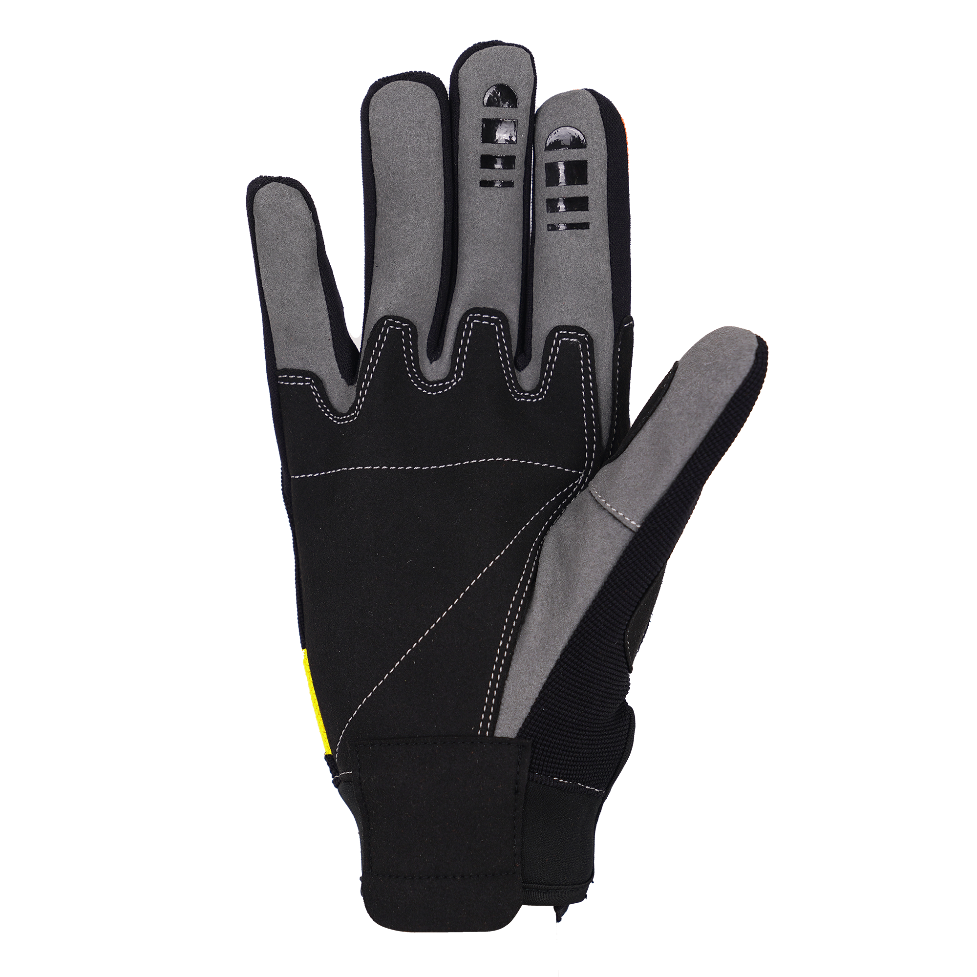 Bike It Vapor-S Lightweight Motorcycle Glove Black Yellow