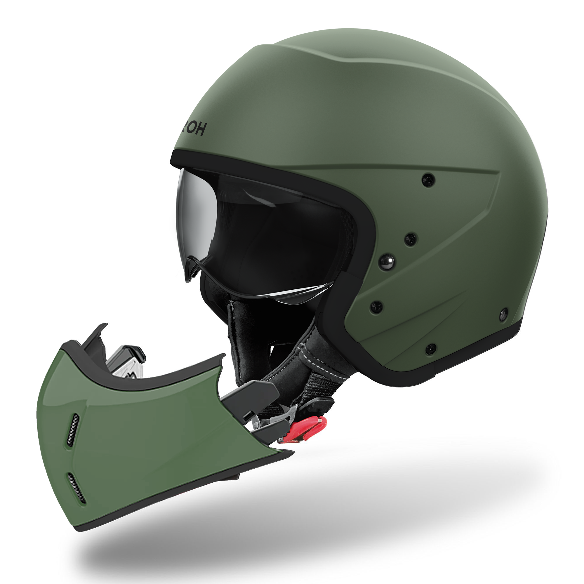 Airoh J110 Helmet - Miltary Green Matt