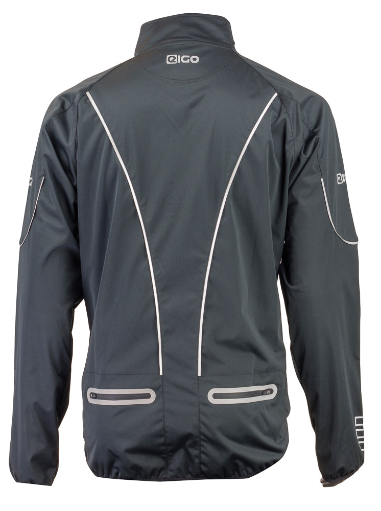 Eigo Mistral Windproof Cycling Jacket Black