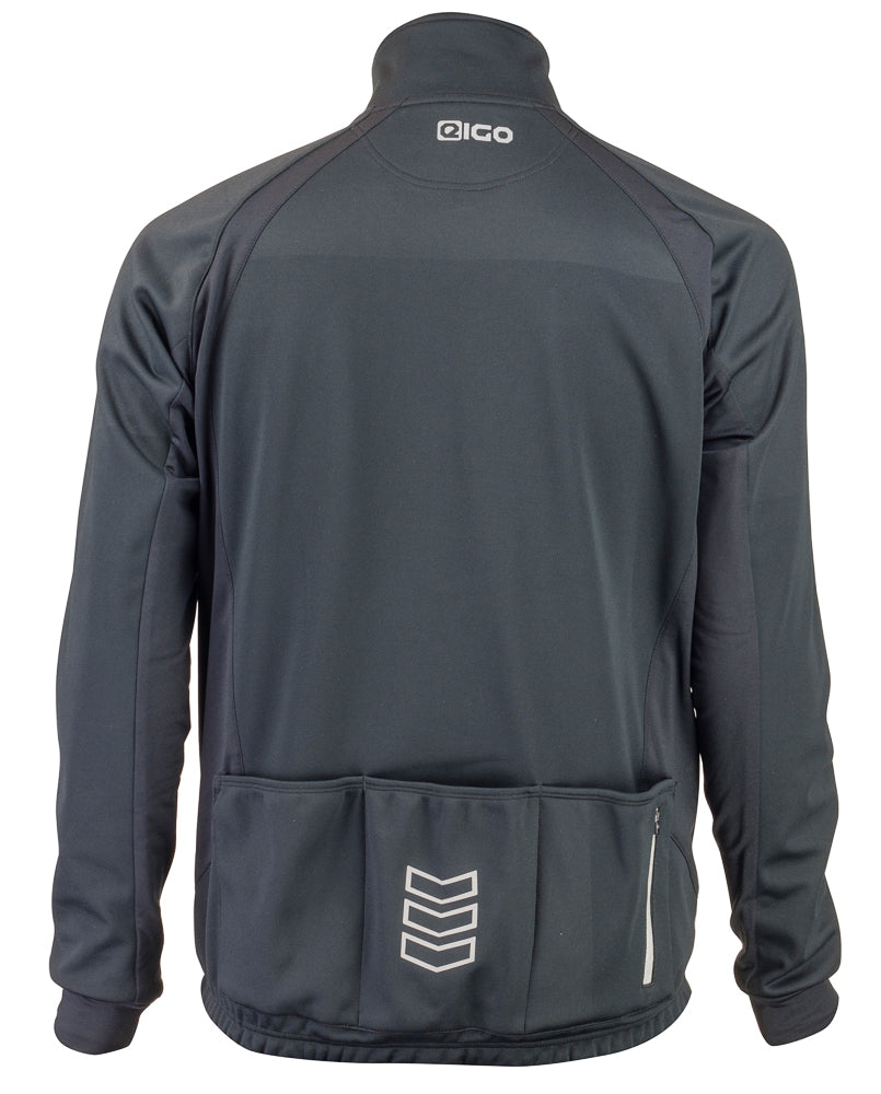 Eigo Levanter Mens Windproof Cycling Jacket Black