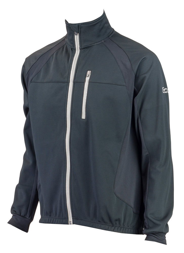 Eigo Levanter Mens Windproof Cycling Jacket Black