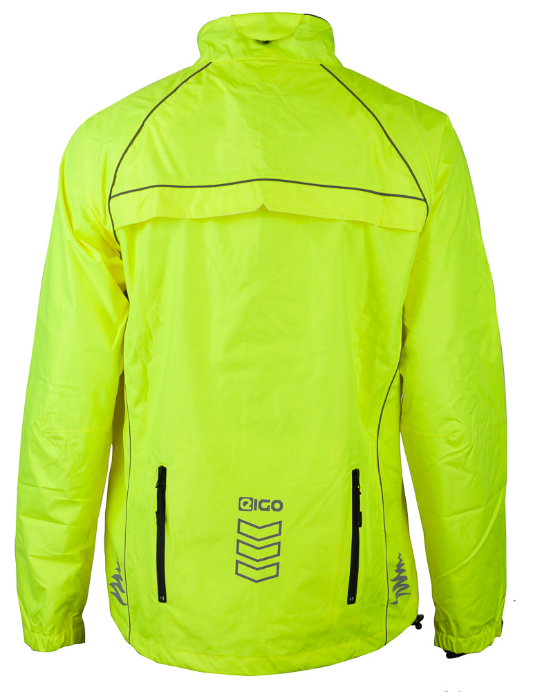 Eigo Delta Waterproof Cycling Jacket Fluo Yellow