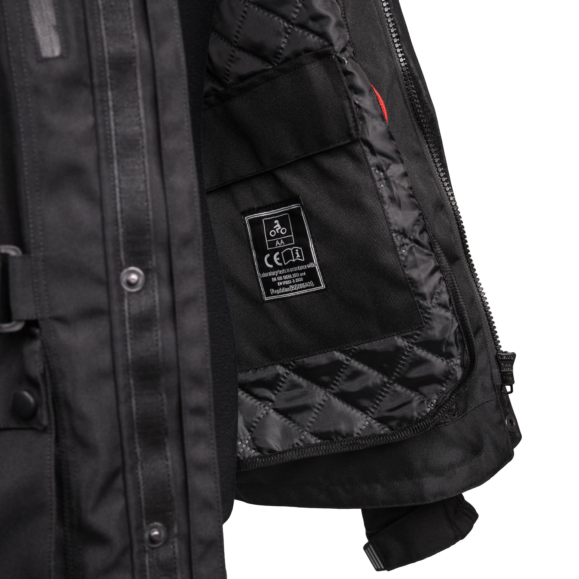 Bike It 'Triple Black' All-Weather Waterproof Adventure Touring Motorcycle Jacket