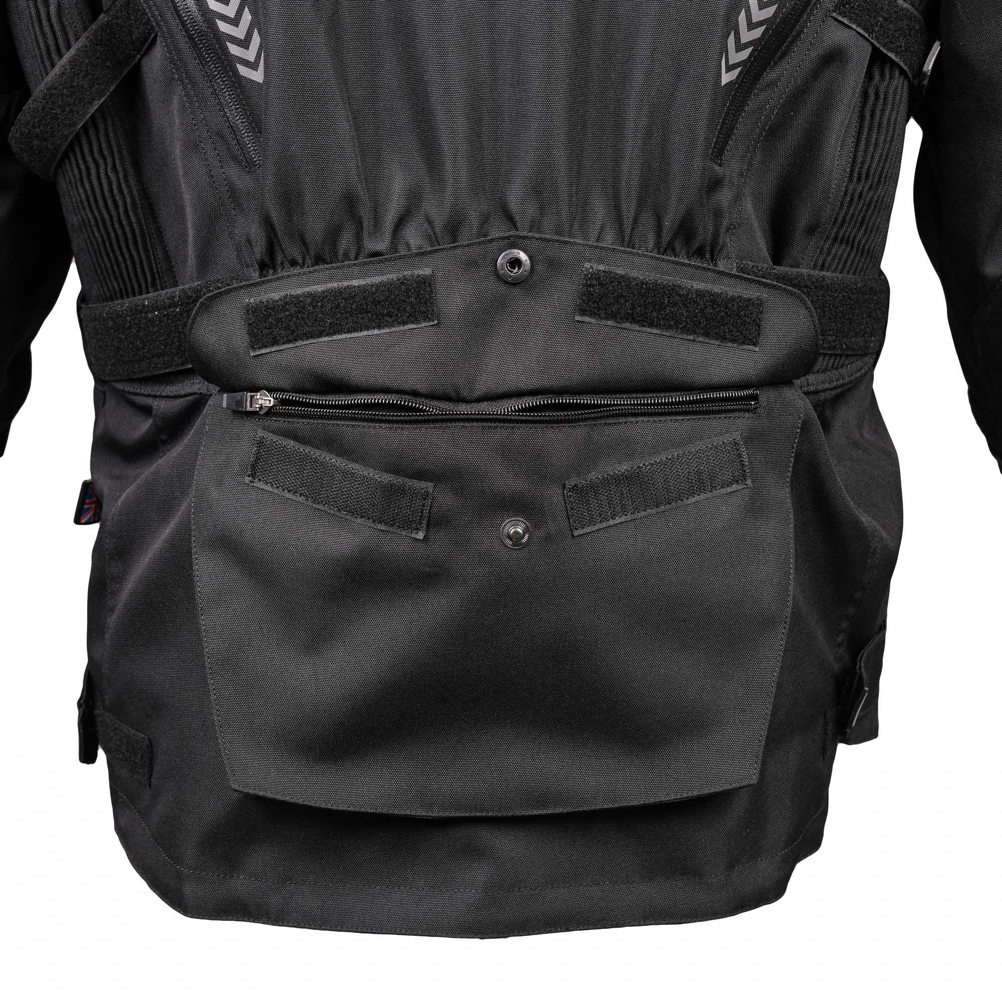 Bike It 'Triple Black' All-Weather Waterproof Adventure Touring Motorcycle Jacket