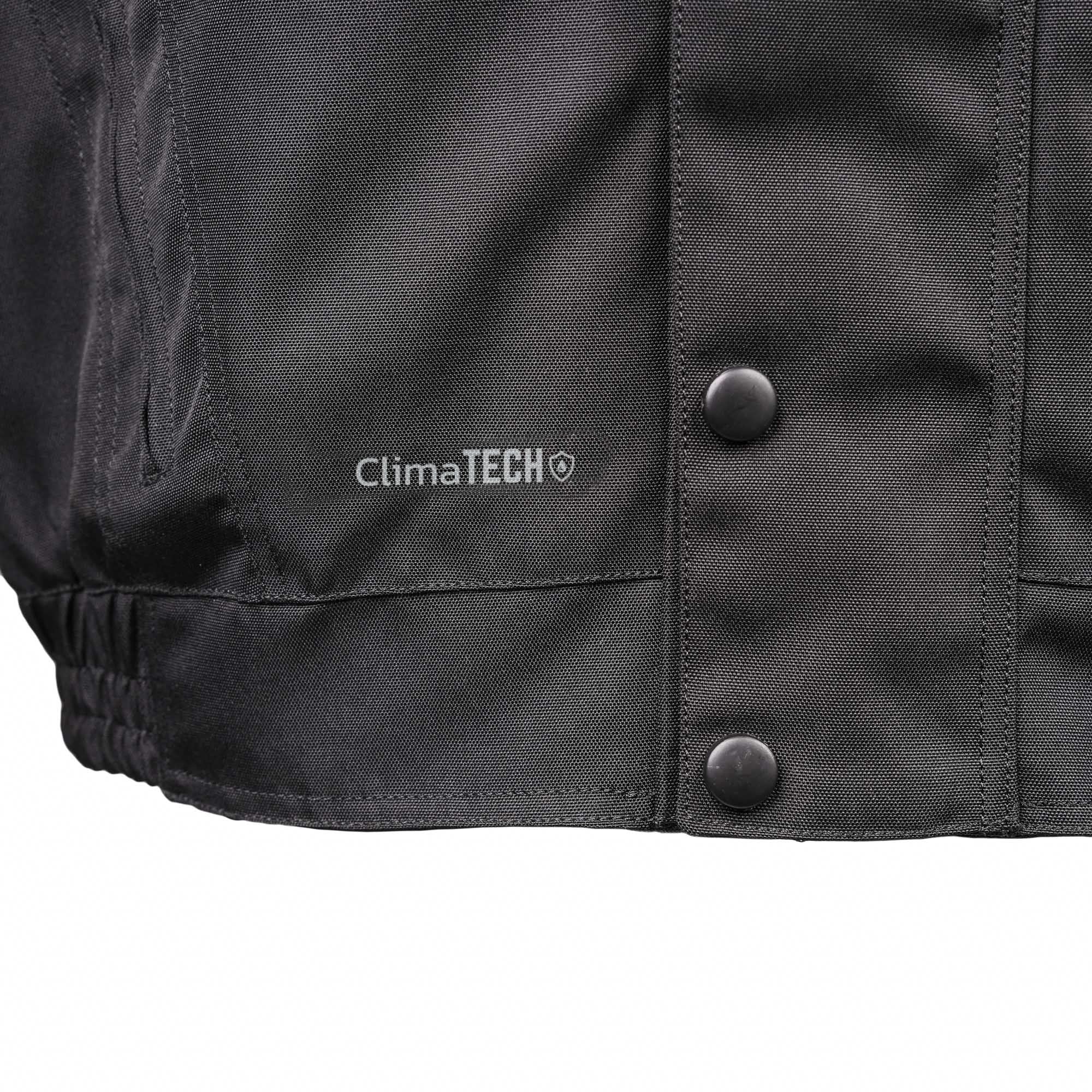 Bike It 'Herm' Textile Waterproof Motorcycle Bomber Casual Jacket