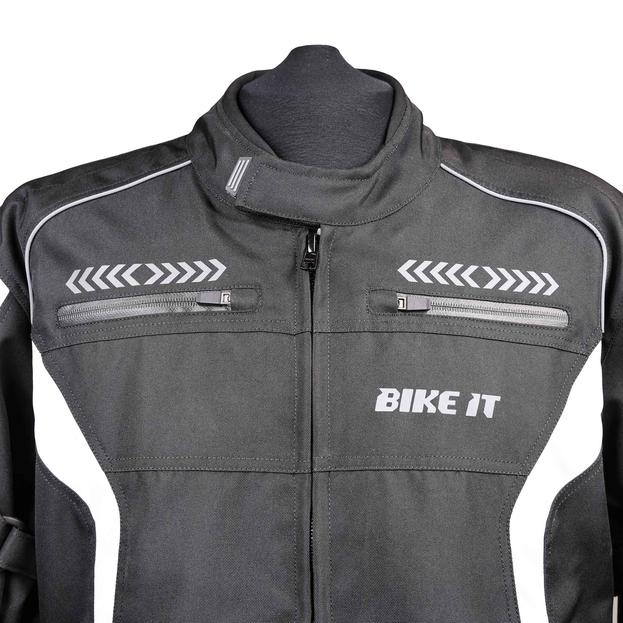 Bike It 'Flux' Textile Waterproof Sports Motorcycle Jacket