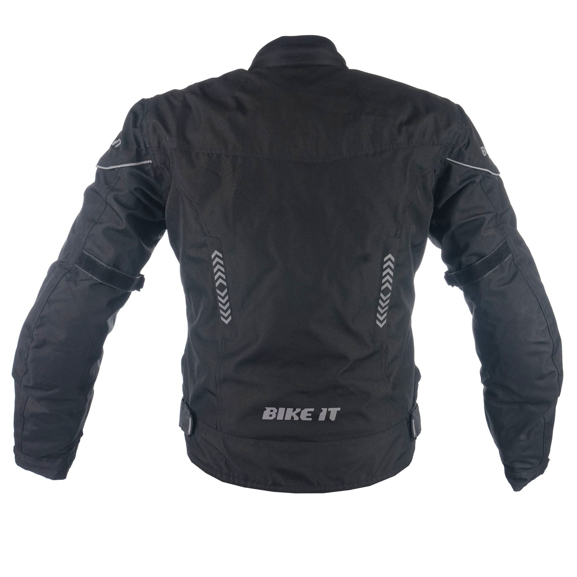 Bike It 'Insignia' Textile Ladies Waterproof Motorcycle Jacket (Black)