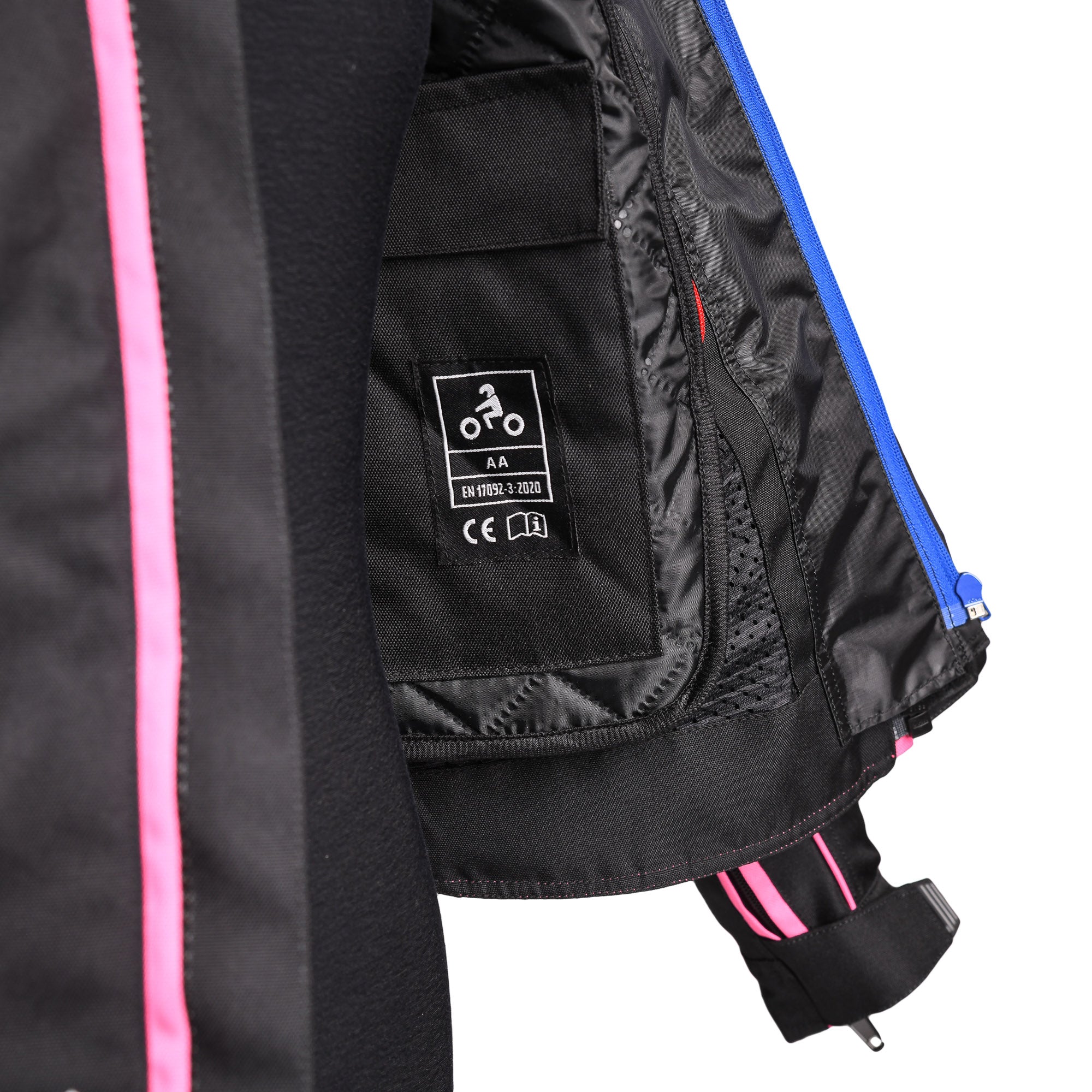 Bike It 'Insignia' Textile Ladies Waterproof Motorcycle Jacket (Pink)