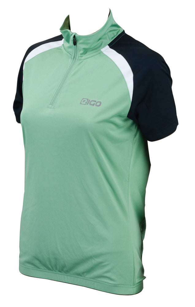 Eigo Helena Womens Short Sleeve Cycling Jersey Sage / White