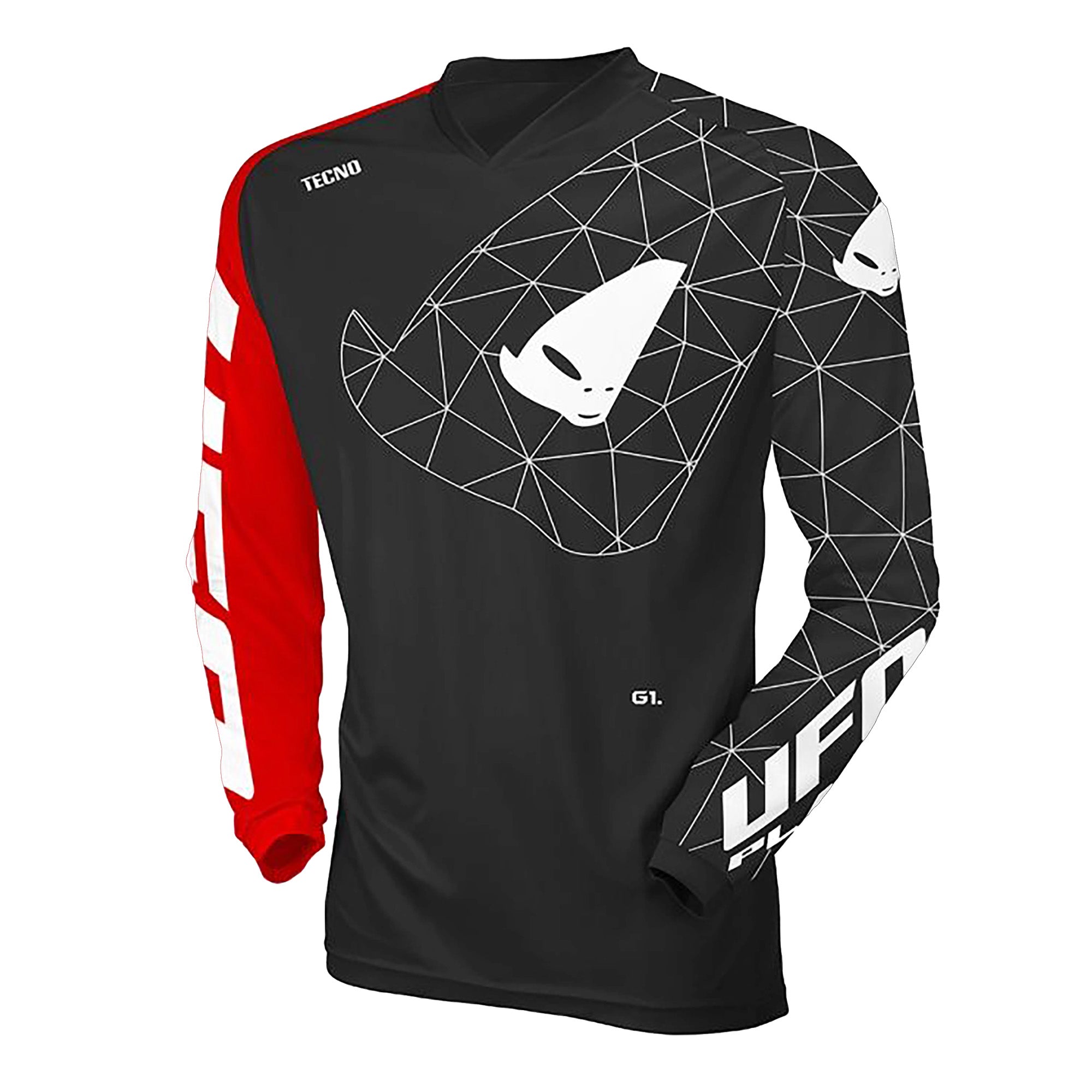 UFO Tecno MX Jersey Black/Red