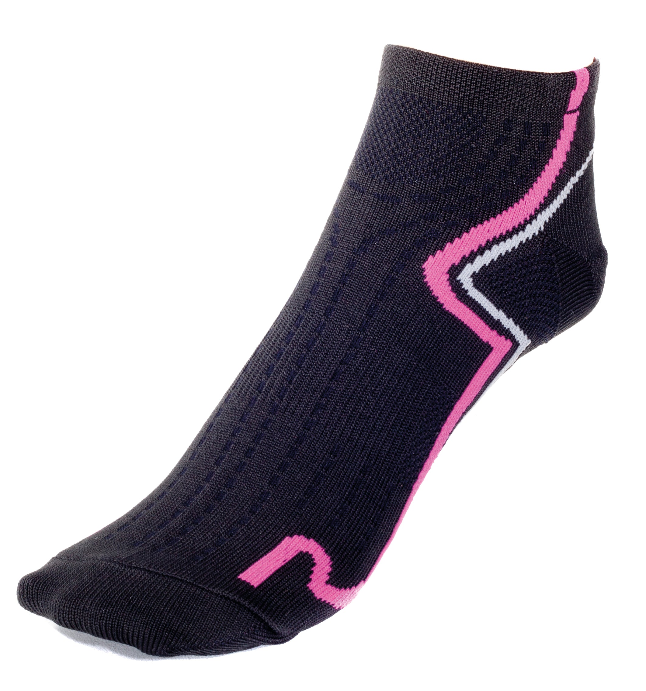Eigo Low Cut Socks Coolmax Black/Magenta