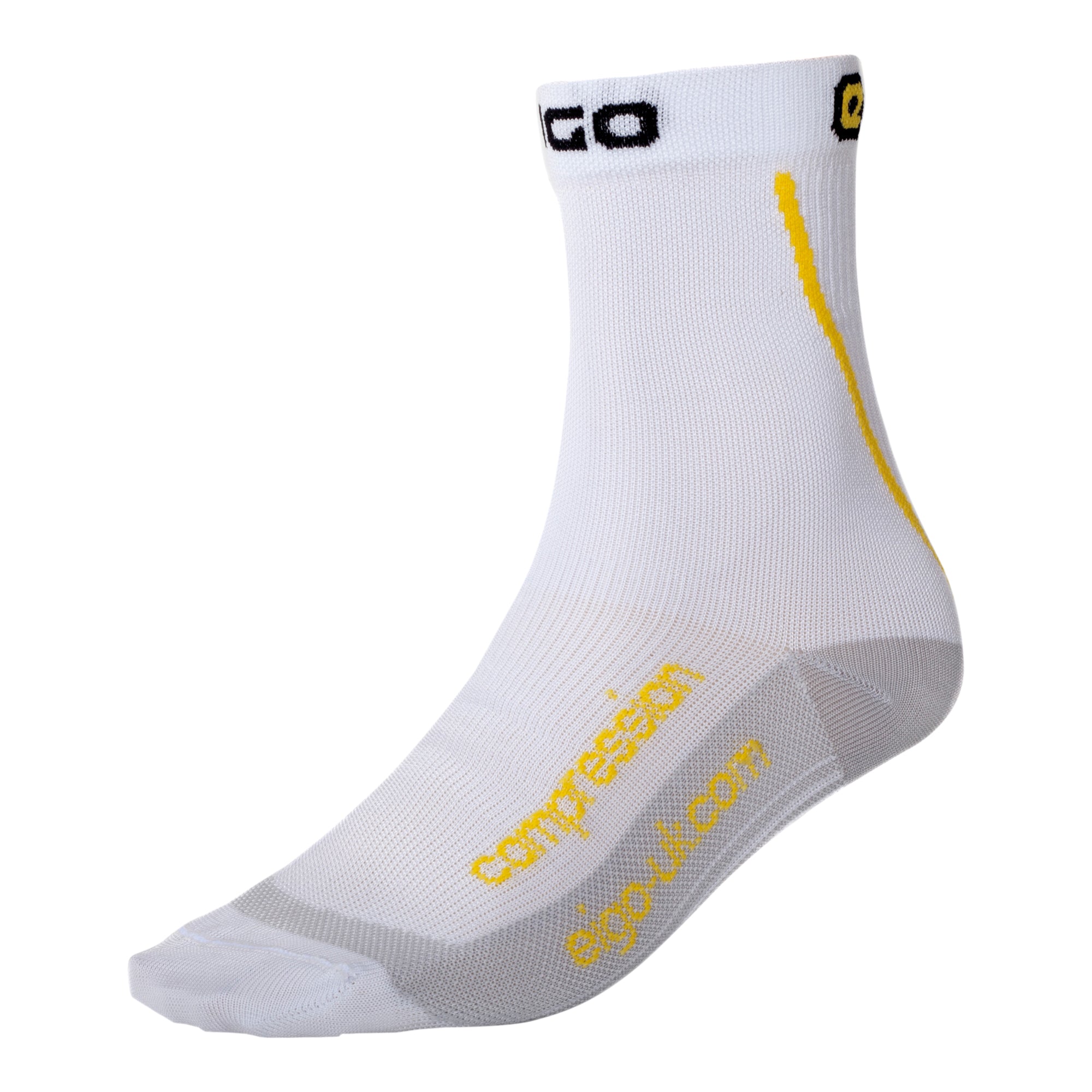 Eigo Cycling Short Compression Socks White