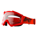 Shot Assault Red Glossy Motocross Goggles