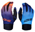 Shot Aerolite Delta Blue/Neon Orange Adult Gloves