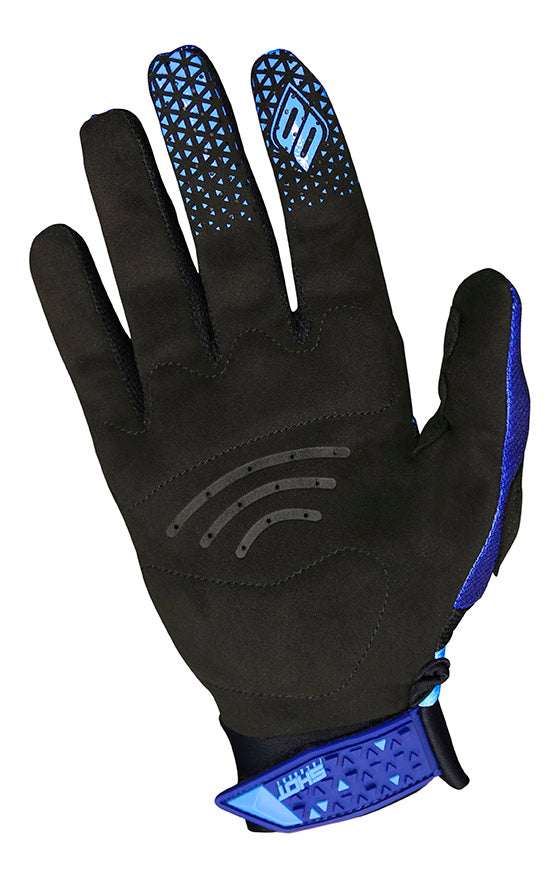 Shot Aerolite Delta Blue/Neon Orange Adult Gloves