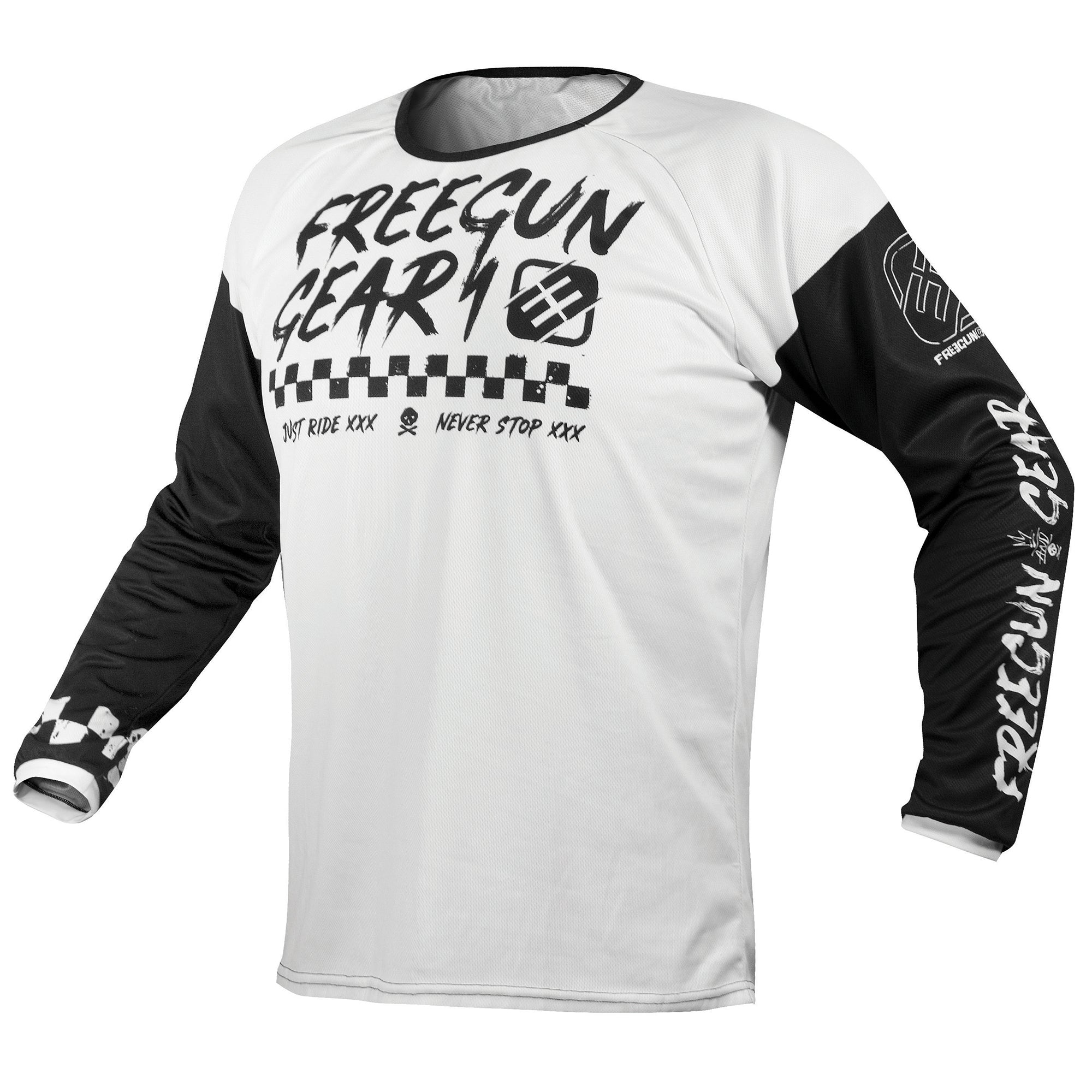 Freegun By Shot Devo MX Jersey Adult - Speed White