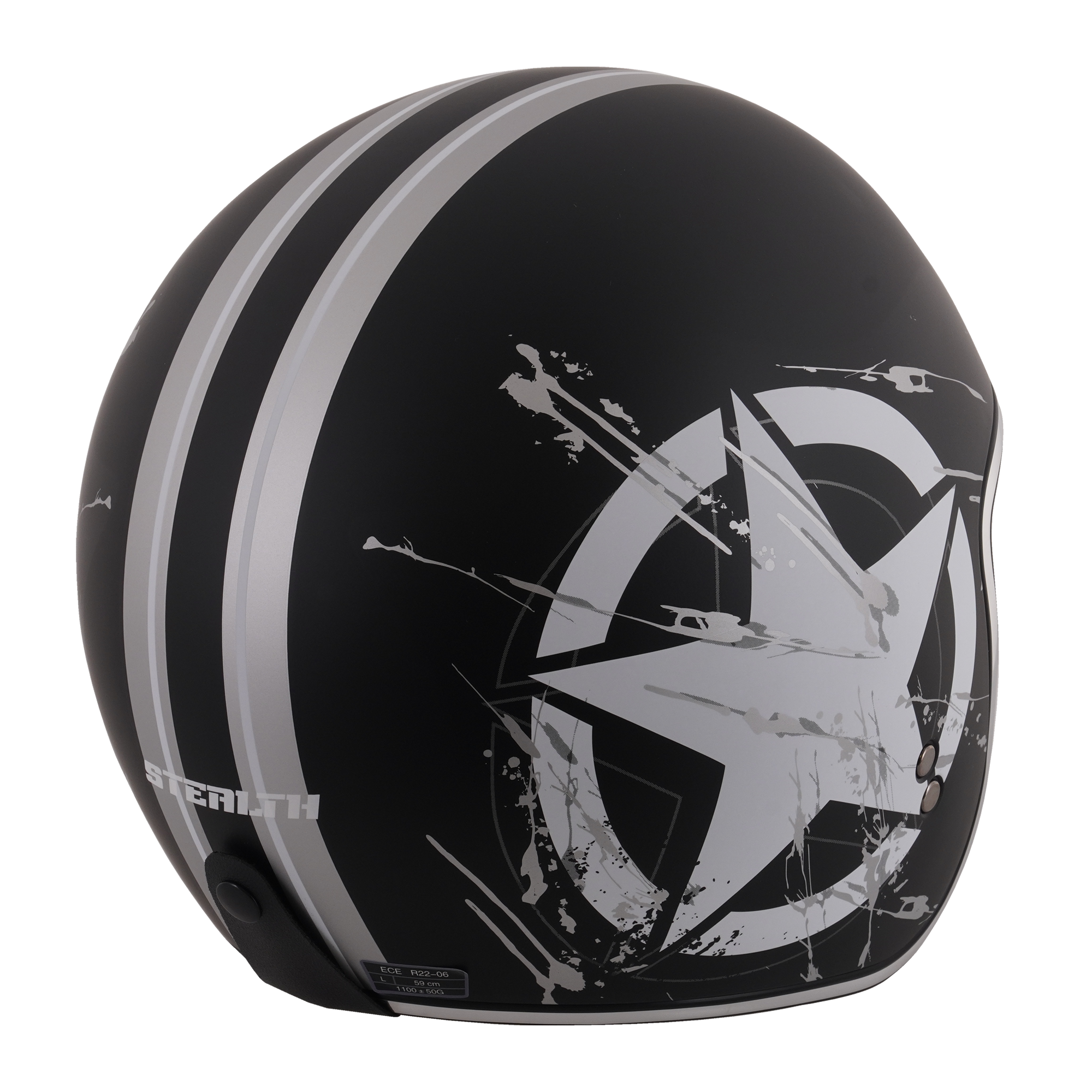 Stealth Open Face Helmet - Star Rider