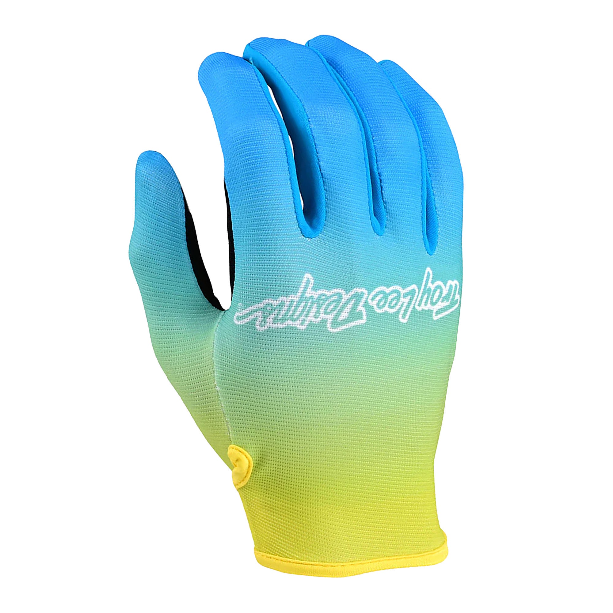 Troy Lee Designs Flowline Gloves Faze Blue / Yellow