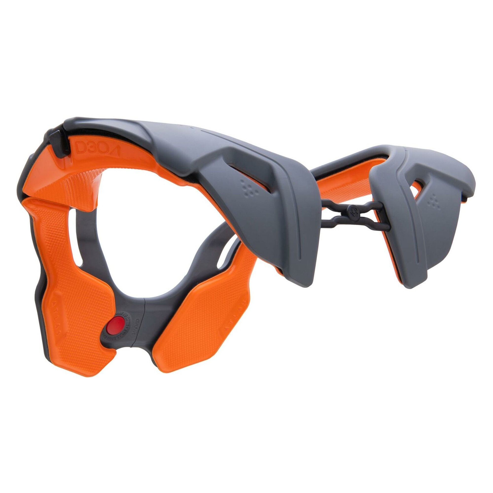 Atlas Vision Adult Anti-Compression Collar Grey Orange