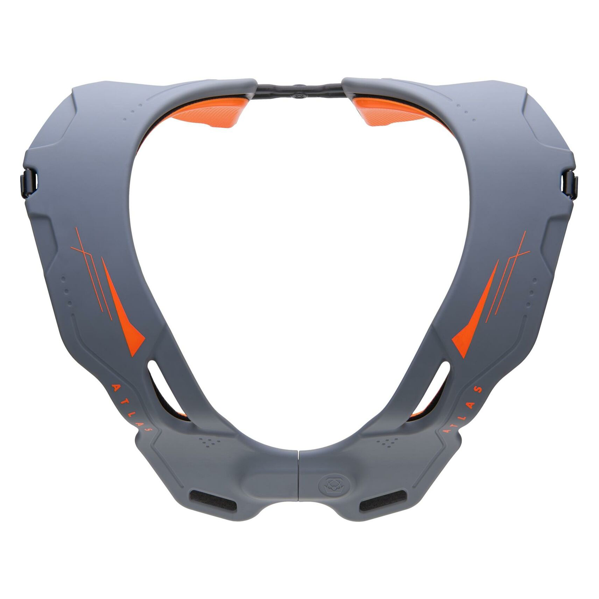 Atlas Vision Adult Anti-Compression Collar Grey Orange