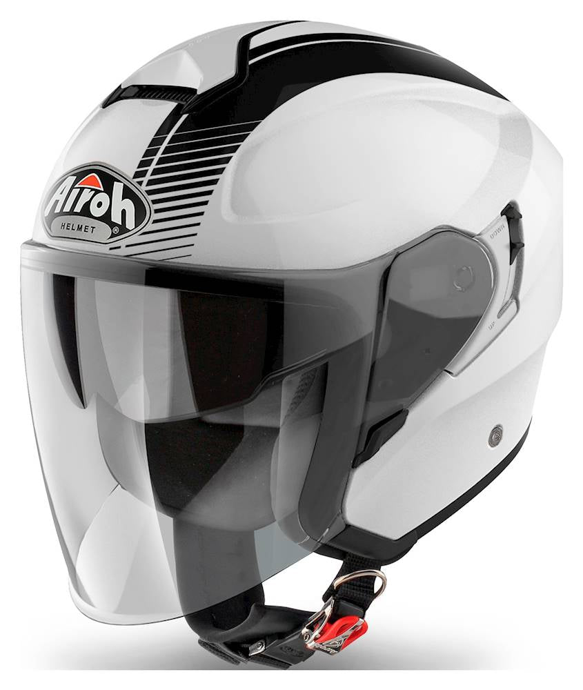 Airoh Hunter Jet - Simple White Gloss