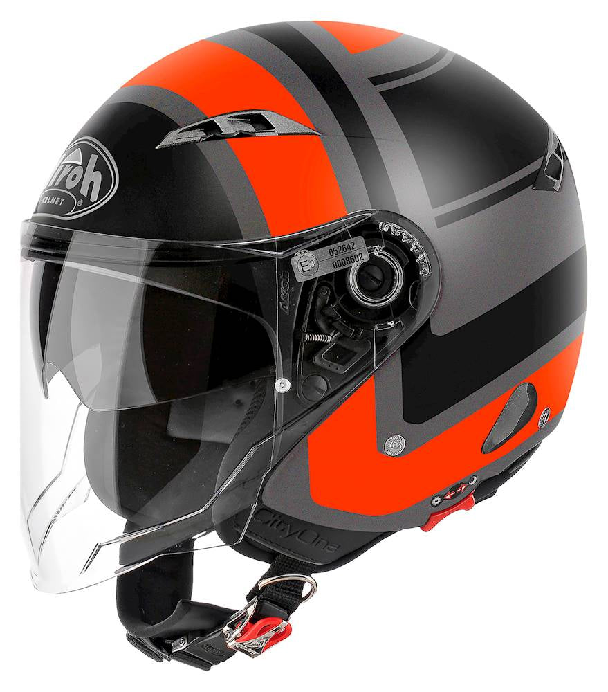 Airoh City One Jet - Wrap Orange Matt