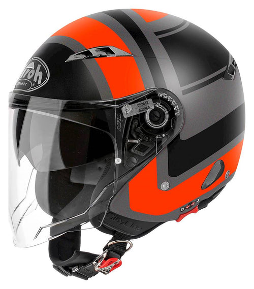 Airoh City One Jet - Wrap Orange Matt