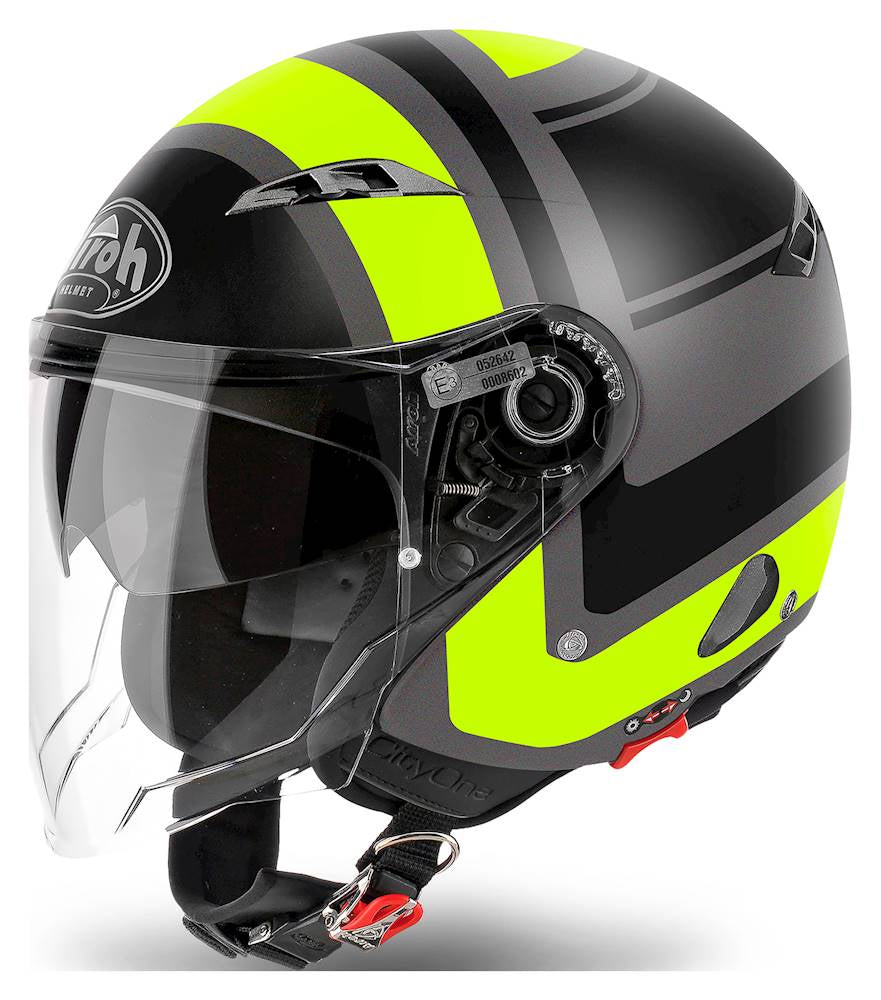 Airoh City One Jet - Wrap Yellow Matt