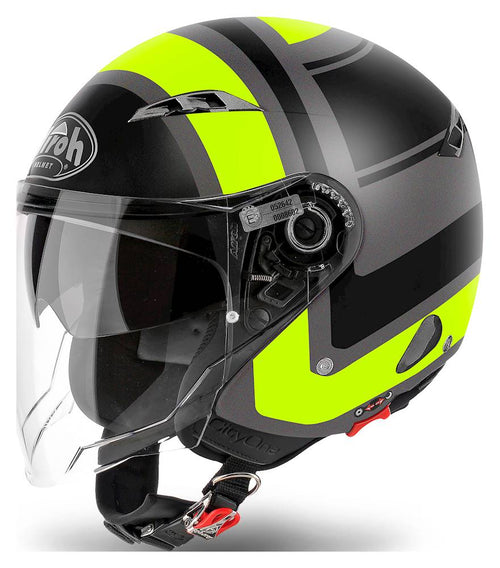 Airoh City One Jet - Wrap Yellow Matt